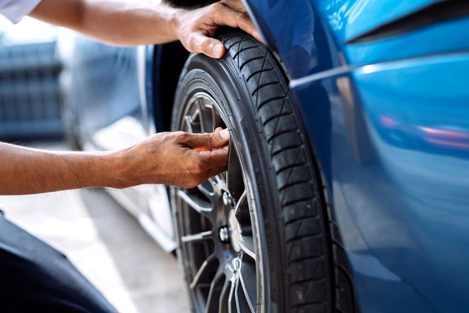 Wheel repair service